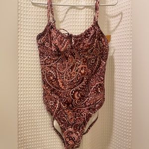 Brand new floral one piece swimsuit.